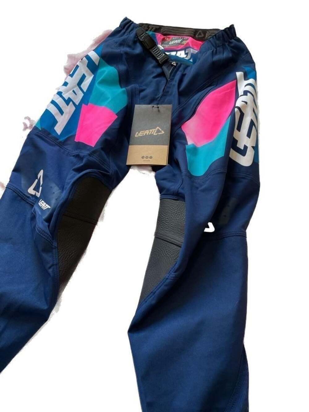 Leatt Moto 4.5 Motocross Pants Navy Pink Teal Size XS